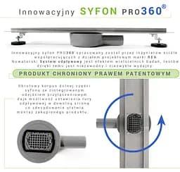 Душовий канал Rea Pure Neo Pro 50 см REA-G0988 - мініатюра 5