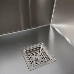 Кухонна мийка Platinum Handmade 65x50 R (квадратний сифон 3,0/1), Нержавіюча сталь - мініатюра 5