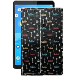 Чехол StatusCASE из экокожи для планшета Lenovo M8 TB-8705f Фэшн черный