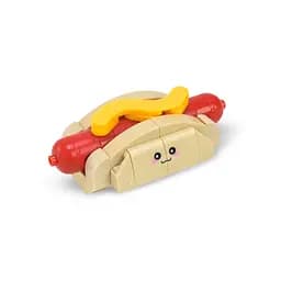 Конструктор дитячий Western fast food: Hot Dog Bun Bambi 1024A-2, пластик, 75 деталей - мініатюра 2