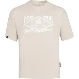 Футболка мужская Frontier Big white logo XS Taupe