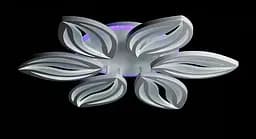 Люстра стельова LED Splendid Ray LK23/6, 160W, білий, сучасний стиль з пультом, регулювання світла - мініатюра 2