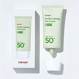 Сонцезахисний крем з пантенолом Panthe Calming Sun Cream SPF/PA++++ 50+ Manyo 50 мл