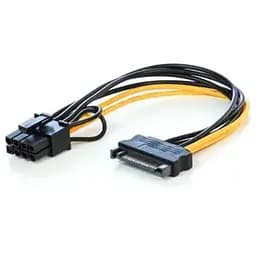 Кабель живлення для відеокарти 6/8-pin to SATA M, 0.2м