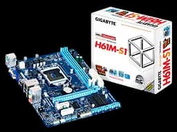 Материнська плата Gigabyte GA-H61M-S1 LGA 1155 (GA-H61M-S1) Б/В