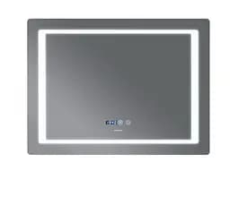 Дзеркало Mixxus Style MR03-90x70 (годинник, LED-підсвічування, антизапотівання) (MI6007) - мініатюра 2