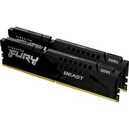 Модуль пам'яті Kingston Fury DDR5 32Gb (2x16) 5200MHz Beast Black (KF552C40BBK2-32)