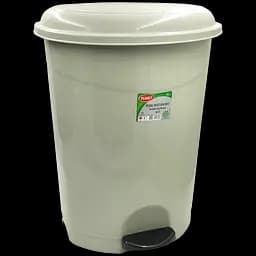 Ведро Planet с овальной педалью 50 л серое (00-00010595)