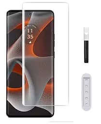 Захисне скло DK для Motorola Edge 50 Ultra UV Curved 018173 clear - мініатюра 3