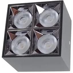 Світильник накладний Brille HDL-DT 205/4*5W NW BK 36-308