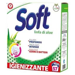 Пральний порошок Soft Linfa di Aloe 57 прань 2.850 кг