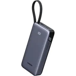 УМБ Ugreen 25000mAh 45W PD/QC, USB-A,USB-C IN/OUT, с устройством в USB-C cable (PB536) Gray (55988B)