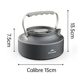 Чайник Naturehike CNK2450CF010 0.8 л, алюміній - мініатюра 4