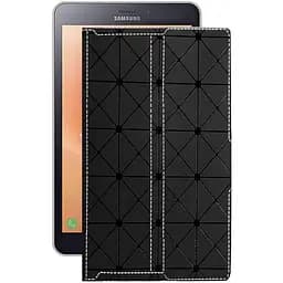 Чехол StatusCASE из экокожи для планшета Samsung Galaxy Tab A8.0 2017 (T385) Черный ромб