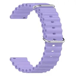 Ремінець для Samsung Galaxy Watch 4 40mm - фіолетовий ширина кріплення 20мм силікон Watchbands Hump (W21-8WB39441171) - мініатюра 2