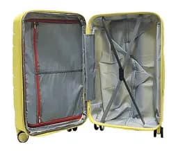 Валіза велика L поліпропілен Milano bag 0306 76×49×31см 82л Жовта - мініатюра 4