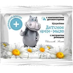 Детское крем-мыло Домашний Доктор с экстрактом Ромашки, 70 г