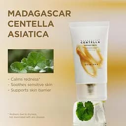 Заспокійливий зволожуючий крем Skin1004 Madagascar Centella Soothing Cream 75 мл - мініатюра 4