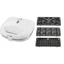Вафельниця Silver Crest SWEW 750 D2, 750 Вт, 3 змінні пластини для бельгійських вафель, пончиків і печива - мініатюра 4