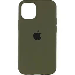 Чехол Silicone Case для Apple iPhone 15 Pro Max Dark Olive AA [92720]