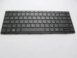 Клавіатура для ноутбуків HP ProBook 430 G5, 440 G5, 445 G5 чорна з чорною рамкою RU/US High