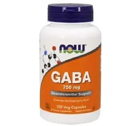 Габа 750 мг в капсулах №100 Now Foods Gaba