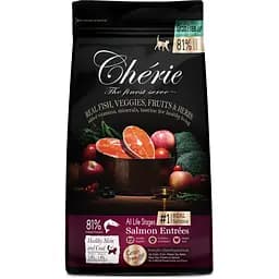 Сухий корм для котів Cherie Dry Food Healthy Skin and Coat Salmon Entrеes з лососем 400 г