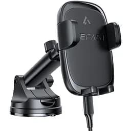 Автодержатель с зарядным устройством Acefast D49 Wireless Charging 15W Black