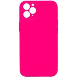 Чохол Epik Silicone Case Square Full Camera Protective AA NOLOGO для Apple iPhone 11 Pro 5.8 Рожевий/Barbie pink