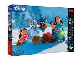 Пазл "Різдвяний Стіч" 1000 елементів 12100 Trefl Premium Plus, в коробці (5900511121001)