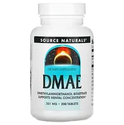 Dmae Source Naturals 351 мг 200 таблеток