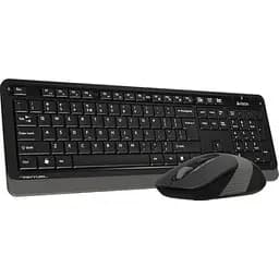 Комплект клавіатура + миша A4Tech Fstyler FG1010 Black/Grey - мініатюра 2