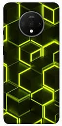 Чехол itsPrint Neon hexagon для OnePlus 7T