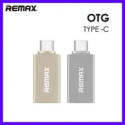 Адаптер Type C-USB 3.0 Remax RA-Otg1 Otg золотий - мініатюра 4