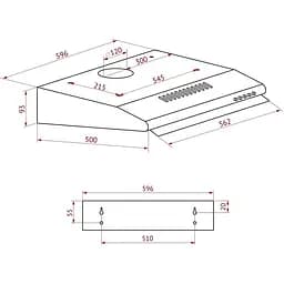 Витяжка Perfelli PL 6144 IV LED - мініатюра 11