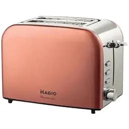 Тостер Magio MG-285 на 6 режимов обжаривания 715 Вт розовый