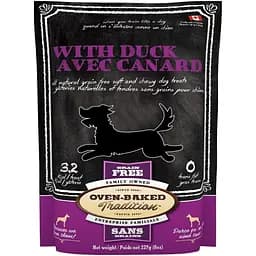 Ласощі для дорослих собак Oven-Baked Tradition, з качкою, 227 г.