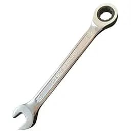 Ключ комбiнований Haisser з тріскачкою Холодний Штамп 15 мм (136252)