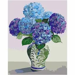 Картина за номерами Rosa Start Сині гортензії 35x45 см