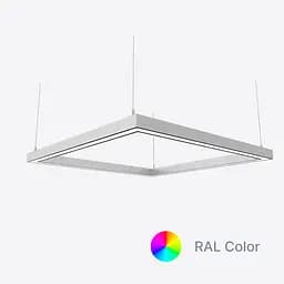 Светодиодный светильник X-LED 80ВТ квадратный ral (440*440*43) LSNK-80c