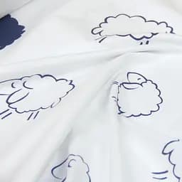 Дитяча постільна білизна в ліжечко SHEEP CS3, м'ята (Овечка_мята_140) - мініатюра 11