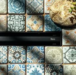 Трап для душу Rea Neox 90 Slim Pro black REA-G2711 - мініатюра 4