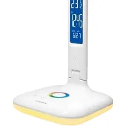 Лампа настільна LED Videx TF05W-RGB White 7 Вт 3000K/4100K/5500K 300 лм сенсорне керування LCD дисплей (VL-TF05W-RGB)  - мініатюра 4