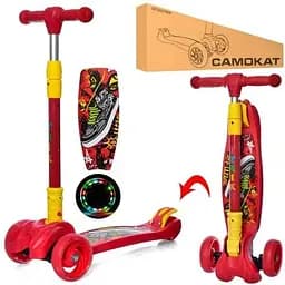 Самокат дитячий iTrike Maxi JR3-060-11-R складний - мініатюра 2