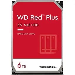 Жорсткий диск WD 6TB 3.5" 5400 256MB SATA Red Plus NAS