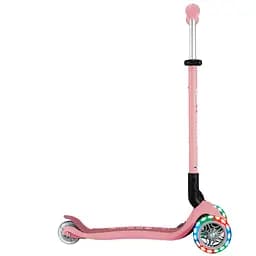Самокат Globber Go Up Active Lights 360 колеса світяться до 20/50кг від 1 року пастельно-рожевий (749-310) - мініатюра 9