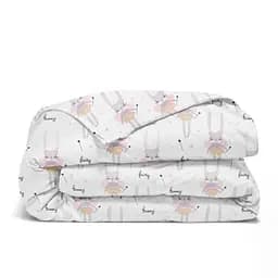 Дитяча постільна білизна в ліжечко FAIRY BUNNY, рожевий (BunnyFairy_Magnolia110x160_140) - мініатюра 4