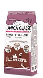 Сухий корм Gheda Unica Classe Cat Adult Sterilized Luxury Hairball для стерилізованих котів з ягням 10 кг