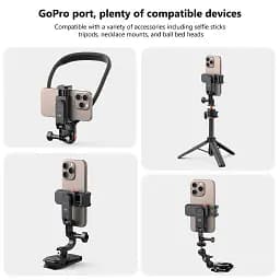 Кріплення для штатива для телефона VRIG PH-17S, нове універсальне пристосування для смартфона - мініатюра 2