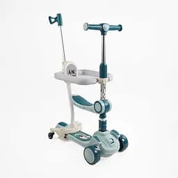 Самокат 5в1 Skyper, колеса PU 125x40 мм со светом, озвучка на украинском, бампер GH-41533